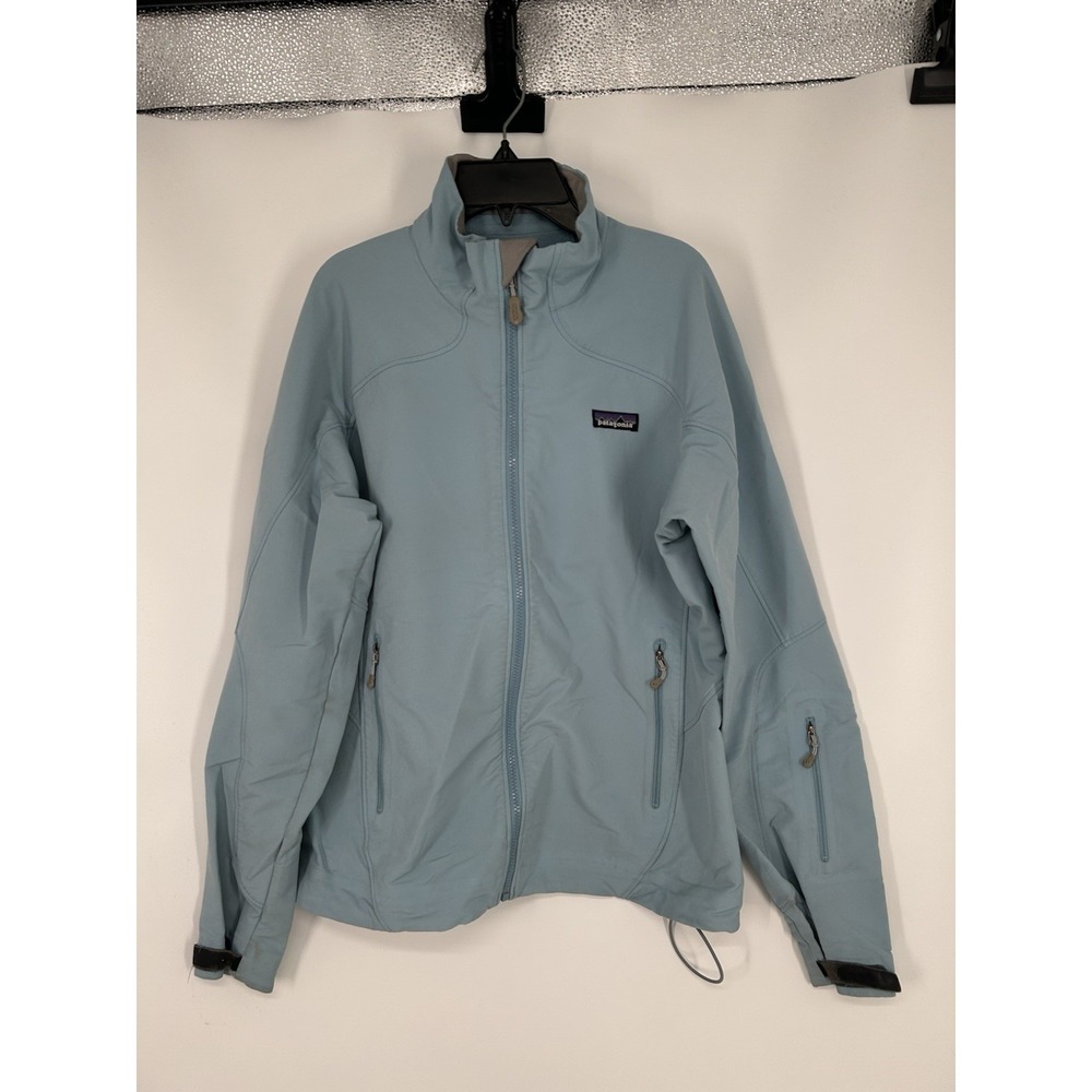 Patagonia Pale Blue Utility Jacket with Zippered Pockets
